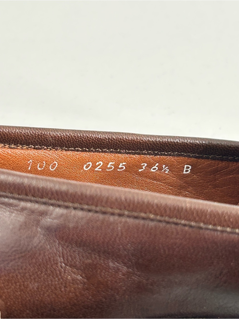 Gucci Vintage Horsebit Loafers Brown Pebbled Leather Gold Bit Size 36.5 US 6.5 - Picture 9 of 12
